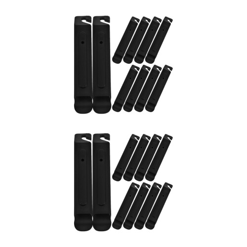 30Pièces Outils Leviers Noir Durable Antiglisse 2