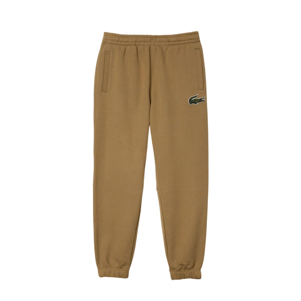 Lacoste Unisex Adult Organic Cotton Fleece Jogging Bottoms Brown