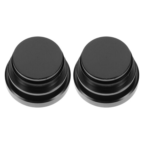 2Pièces Bouchon Allume-Cigare Noir Aluminium Résistant Eau
