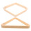 2Pièces Cadre Triangulaire En Bois Solide Pour Table De Billard Khaki 1