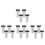 16Pcs ABS Air Conditioner Drain Hose Connector Leakproof Multi-Color 4
