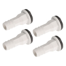 16Pcs ABS Air Conditioner Drain Hose Connector Leakproof Multi-Color