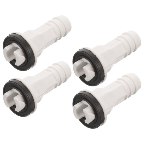 16Pcs ABS Air Conditioner Drain Hose Connector Leakproof Multi-Color 2