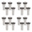 16Pcs ABS Air Conditioner Drain Hose Connector Leakproof Multi-Color 9