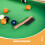 4Pièces Table De Billard En Nylon Beige Accessoires Pool 8
