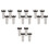 16Pcs ABS Air Conditioner Drain Hose Connector Leakproof Multi-Color 8