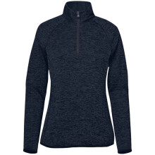 (L, Navy Heather) Stormtech Womens/Ladies Yosemite Half Zip Pullover