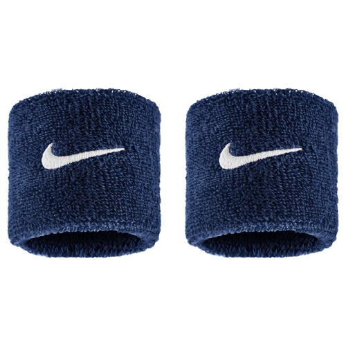 Nike (One Size, Blue/White) Nike Classic Swoosh Wristband