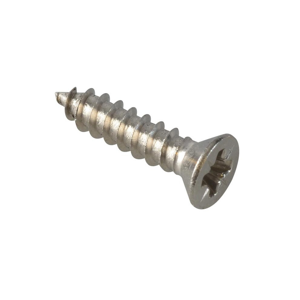 Forgefix Self-Tapping Screws, Pozi, Csk, A2 Stainless Steel