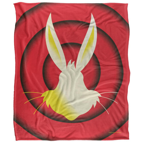 Warner Bros Warner Bros Silky Circle Bugs Bunny Supersoft Blanket