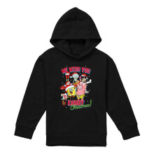 (7-8 Years, Black) SpongeBob SquarePants Childrens/Kids Crabby Christmas Pullover Hoodie