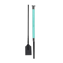 (One Size, Turquoise) Dublin Leather Horse Riding Whip