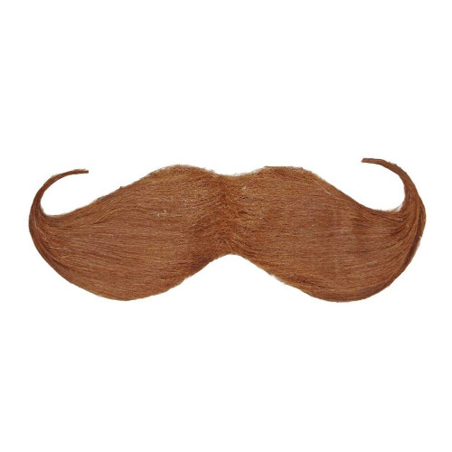(One Size, Brown) Fiestas Guirca Plain Moustache