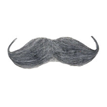 (One Size, Grey) Fiestas Guirca Plain Moustache