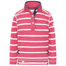 (1-2 Years, Cherry) Lazy Jacks Girls Striped Pique Sweatshirt