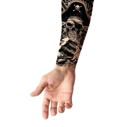 Fiestas Guirca Pirate Temporary Tattoo 1