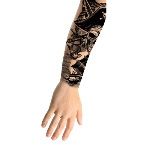 Fiestas Guirca Pirate Temporary Tattoo 2