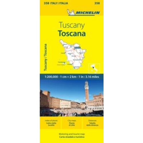 Toscana Michelin Local Map 358 by Michelin Other Book