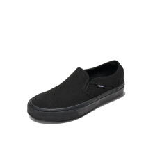 Vans Dames Asher Slip-On Schoen | Comfortabele Sneakers voor Wandelen, Mode & Dagelijks Gebruik, Zwart/Zwart, 7