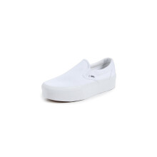 Vans Ua Classic Slip-On Stackform Sneakers, Canvas True White, 7 US Dames/5.5 US Heren