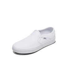 Vans Dames Asher Slip-On Schoen | Comfort Sneakers voor Wandelen, Mode & Dagelijks Gebruik, Wit/Wit, 8.5