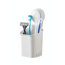 HOME&I Zuignap Tandenborstelhouder en Douche Caddy - Geen Boor, Verwijderbaar, Sterke Zuignap