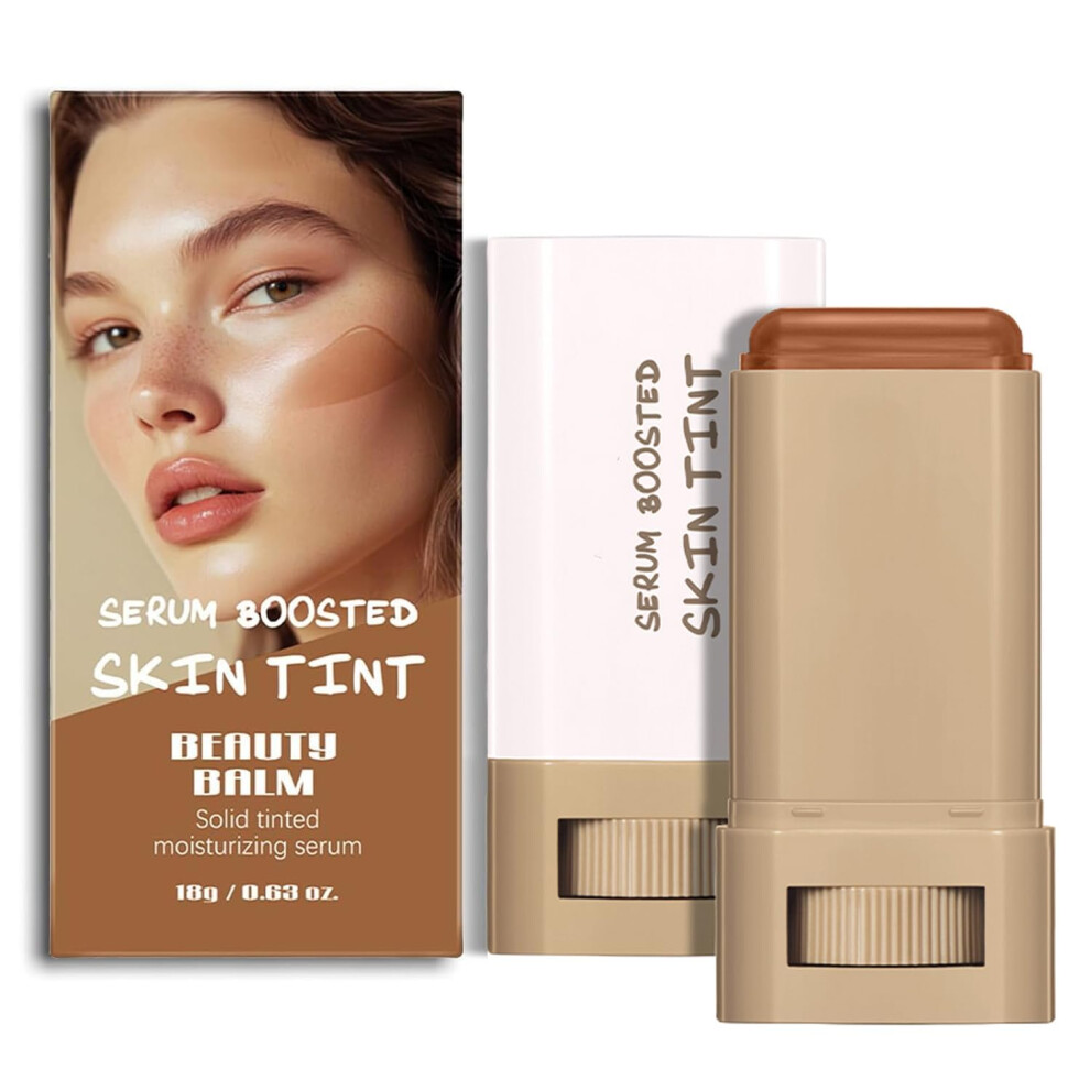 Beauty Balm Serum Boosted Skin Tint â Hydrating Tinted Moisturizer Foundation Stick, Portabl Moisturizing Contour Stick for Face Makeup (# 03)