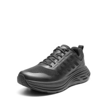 NORTIV 8 Heren Wandelen Hardlopen Tennis Schoenen Cushioning ActiefFloat Antislip Sneakers, Maat 11W, Zwart
