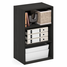 Furinno Libreria Base, Libreria a 3 Ripiani, Organizer con Ripiano Aperto, 11 x 17 x 26