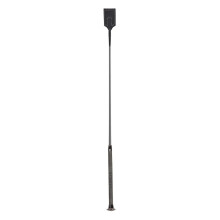 (One Size, Grey) Dublin Embossed Leather Horse Riding Whip