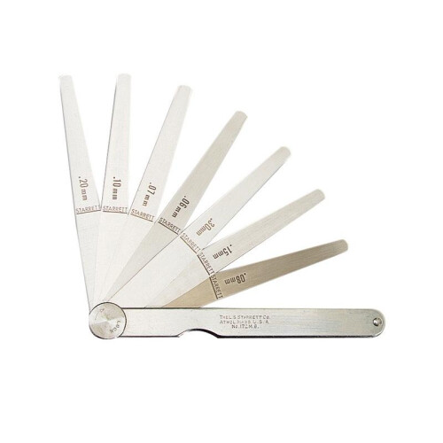 Starrett Starrett Metric Feeler Gauge Set