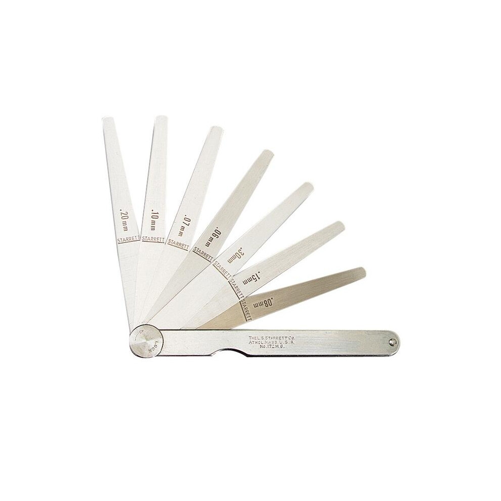 Starrett Metric Feeler Gauge Set