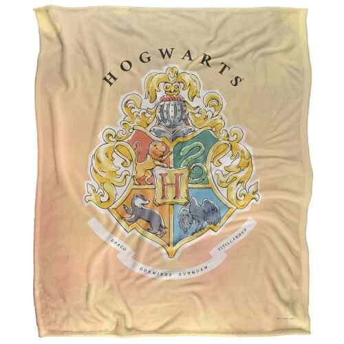 Harry Potter Harry Potter Silky Hogwarts Crest Supersoft Blanket