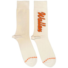 (7 UK-11 UK, Natural/Orange) Morgan Wallen Unisex Adult Ankle Socks