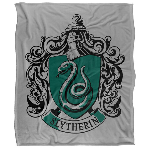 Harry Potter Harry Potter Silky Slytherin Crest Supersoft Blanket