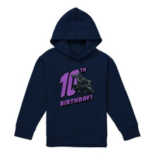 (12-13 Years, Navy) Black Panther Childrens/Kids 10th Birthday Hoodie