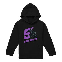 (12-13 Years, Black) Black Panther Childrens/Kids 5th Birthday Hoodie