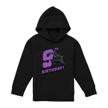 (9-11 Years, Black) Black Panther Childrens/Kids 9th Birthday Hoodie