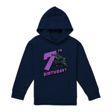 (12-13 Years, Navy) Black Panther Childrens/Kids 7th Birthday Hoodie