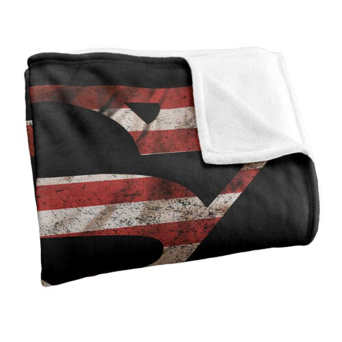 Superman Superman Super Patriot Silky Supersoft Blanket 2