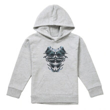 (7-8 Years, Athletic Heather) Black Panther Childrens/Kids Costume Heather Hoodie