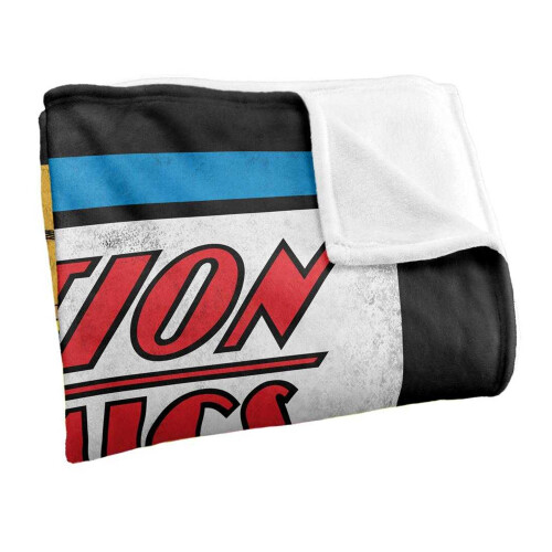 Superman Superman Action Comics Issue 1 Cover Silky Supersoft Blanket 2