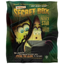SpongeBob SquarePants Secret Box Silky Supersoft Blanket