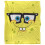 SpongeBob SquarePants SpongeBob SquarePants Silky Winking Face Supersoft Blanket 1