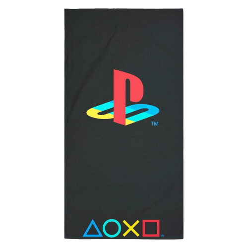 Playstation Playstation Retro Logo Bath Towel