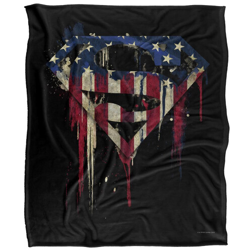 Superman Superman Silky Bleeding Shield Supersoft Blanket