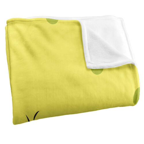 SpongeBob SquarePants SpongeBob SquarePants Silky Angry Face Supersoft Blanket 2