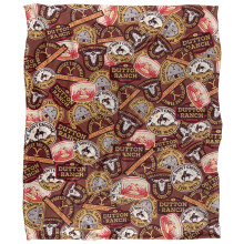 Yellowstone Silky Badge Supersoft Blanket