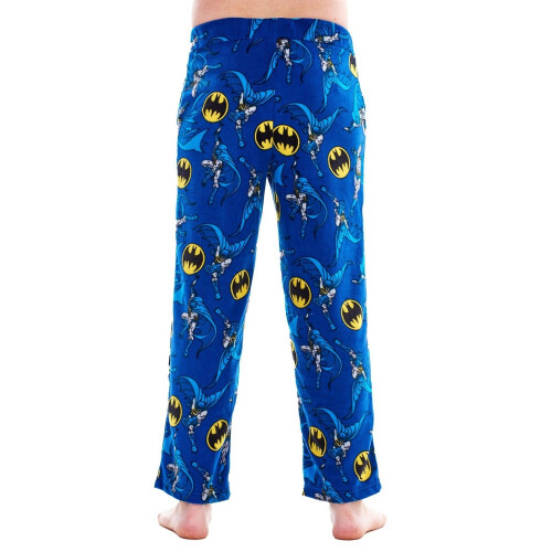 Batman (M, Multicoloured) Batman Mens Lounge Pants (Pack of 2) 2
