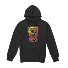 (S, Black) Teenage Mutant Ninja Turtles Mens Hot Rainbow Warriors Hoodie